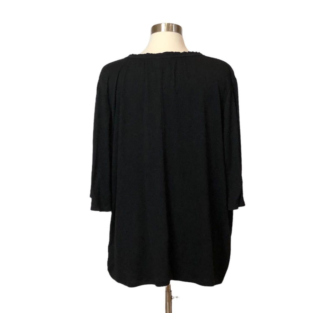 Old Navy Black Tassel Tie Top - Picture 3 of 14